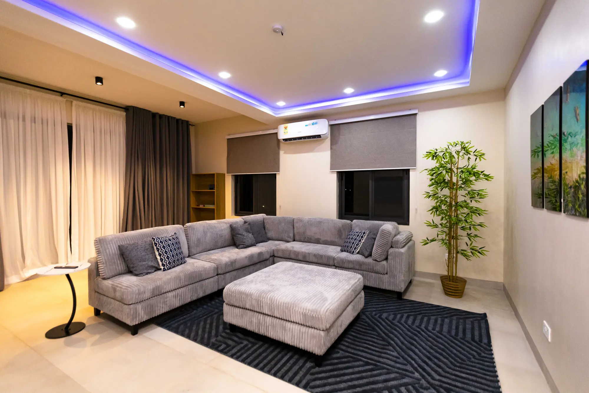 Actual completed Phase 1 family lounge